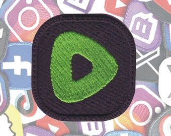 Rumble Logo Social Media Embroidered Patch Different Size