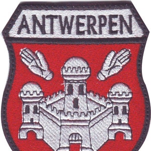 Antwerpen Belgium Shield Embroidered Patch