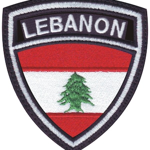 Lebanon Crest Flag Embroidered Patch