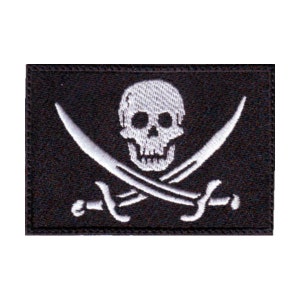 Pirate Flag Embroidered Patch