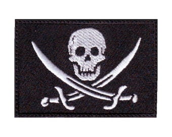 Pirate Flag Embroidered Patch
