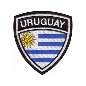 Uruguay Crest Flag Embroidered Patch