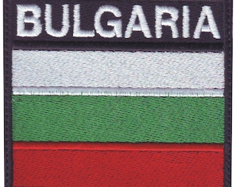 Bulgaria Badge Flag Embroidered  Patch