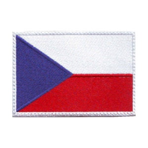 Czech Republic Flag Embroidered Patch