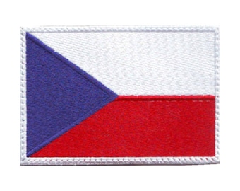 Czech Republic Flag Embroidered Patch