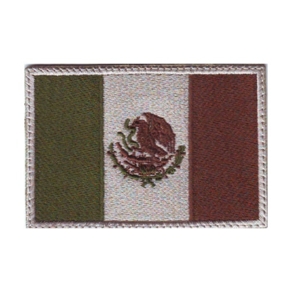 Mexico Flag Hat Patch Raza Chicano Country Embroidered