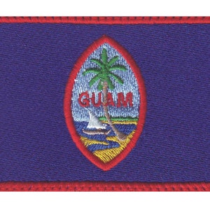 Guam Flag Embroidered Patch