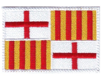 Barcelona Spain Flag Embroidered Patch