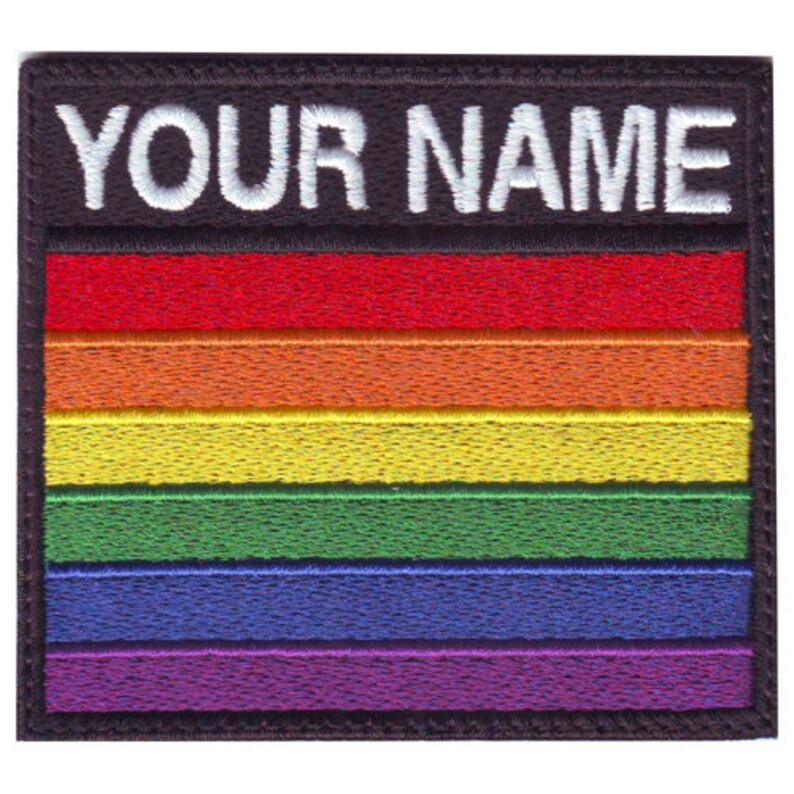 Gay pride rainbow patch