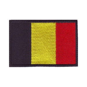 Belgium Flag Embroidered Patch