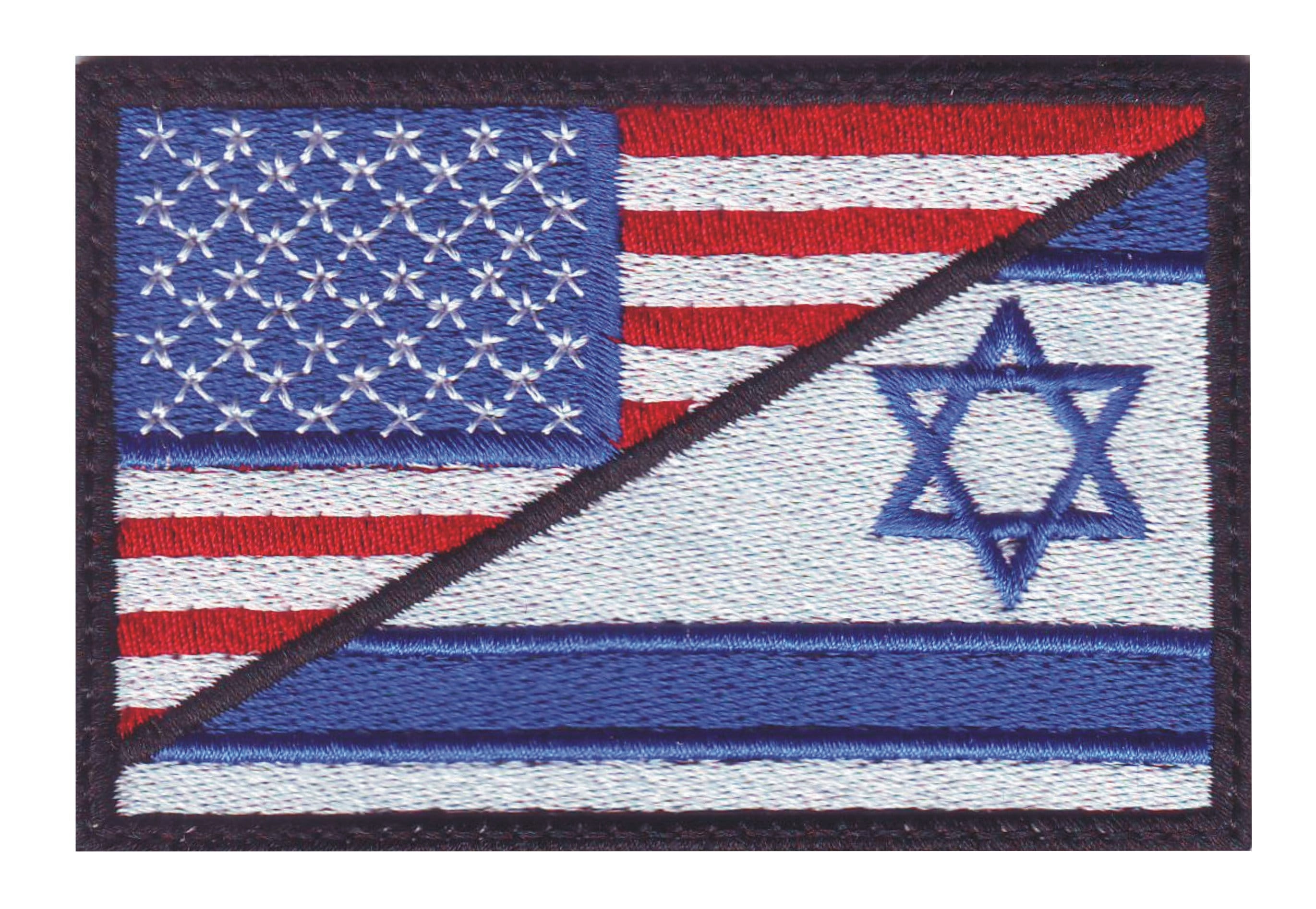 Embroidered Israel Flag Patches Israel Flags Patch Embroidered Appliqued Glow In Dark For Clothing - Foto 10