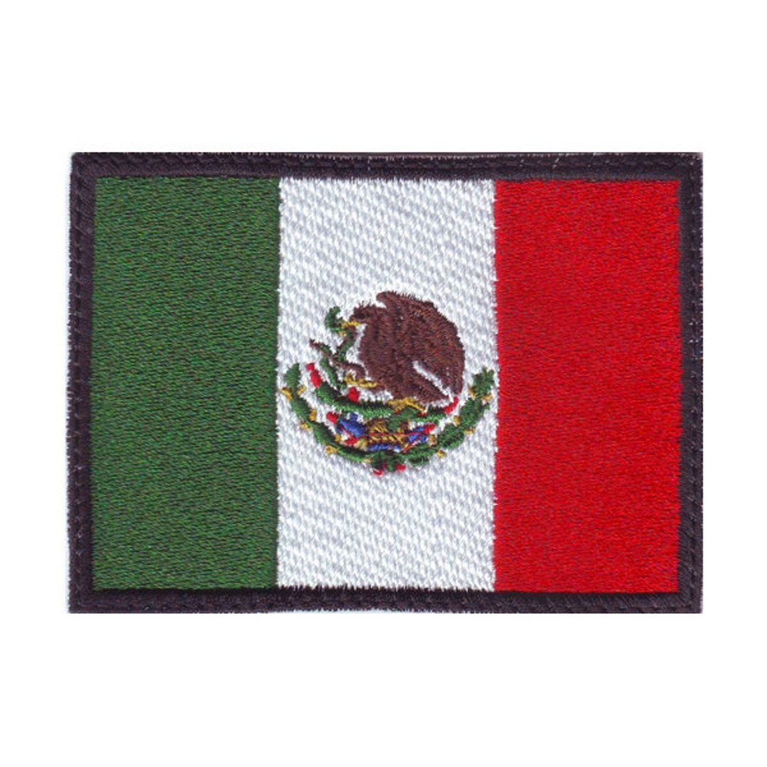 Proud to Be Mexican Embroidered Patch Mexico Flag Iron-On Eagle Snake Biker  Emblem