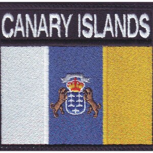Canary Islands Badge Flag Embroidered  Patch