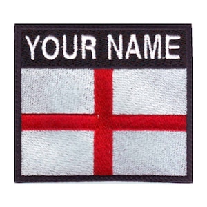 St George England Personalized Badge Flag Embroidered  Patch