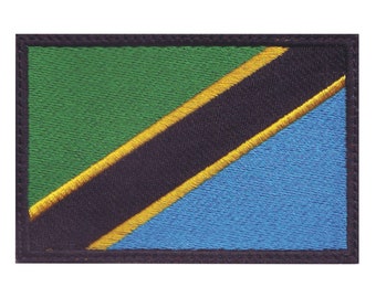 Tanzania Flag Embroidered Patch