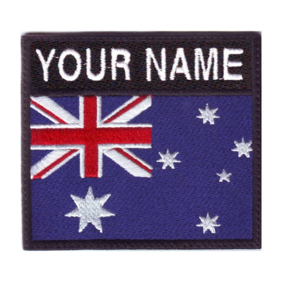 Akachafactory Toppe Toppa Patch Bandiera Stampado Australia Territory
