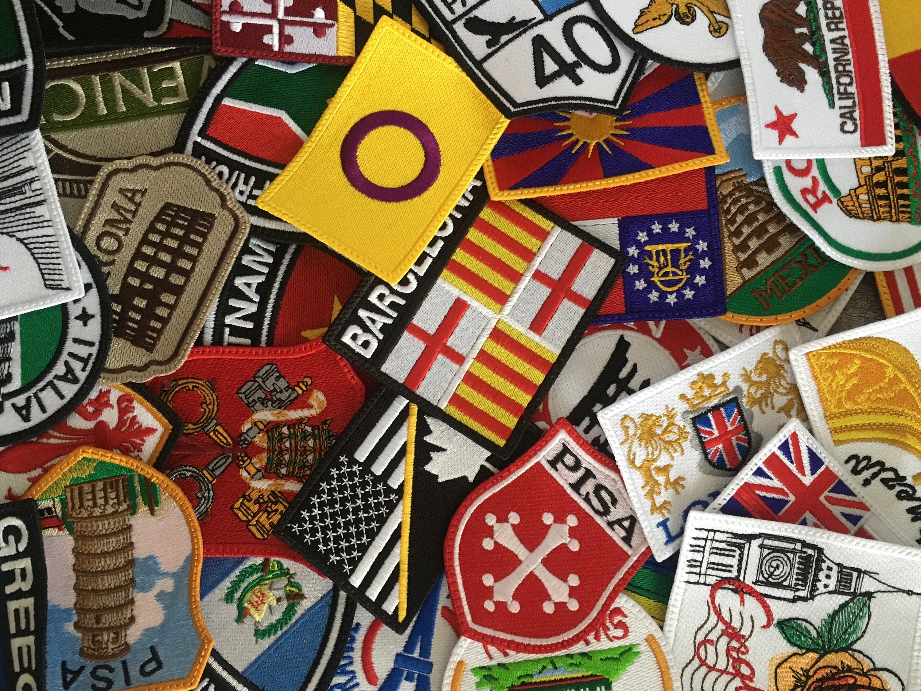 travel patches collection