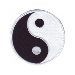 Yin Yang Embroidered Patch