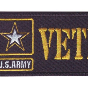 US Army Veteran Embroidered Patch
