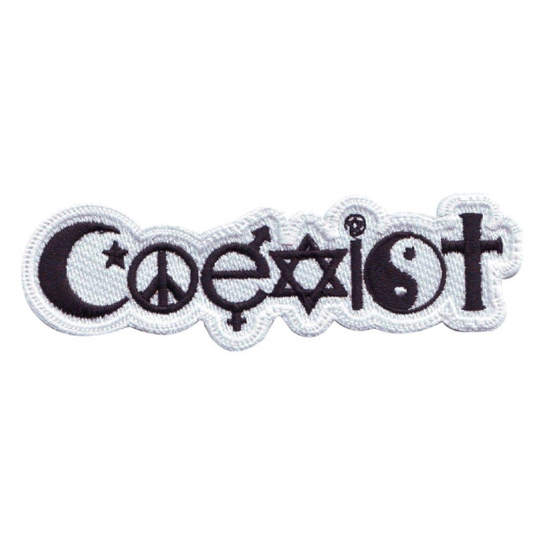 Coexist Pin Coexist Embroidered Patch - Etsy