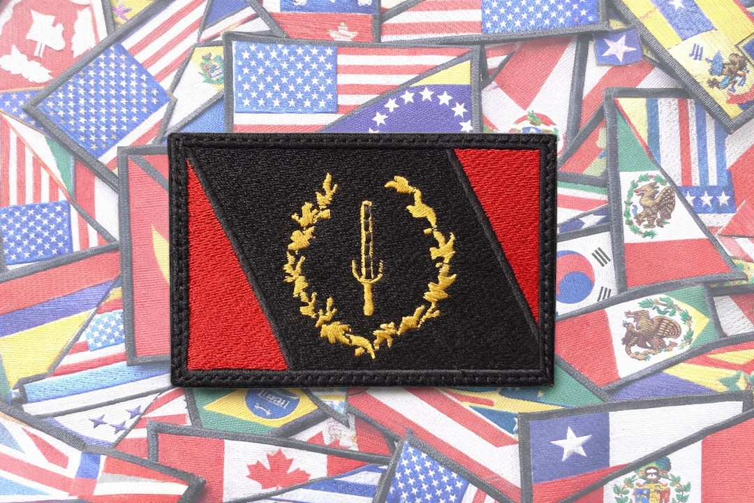Black American Heritage Flag Patch