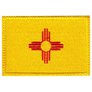 ニューメキシコ州旗刺繍パッチ