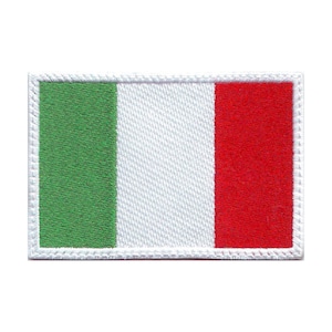 Italy Flag Embroidered Patch