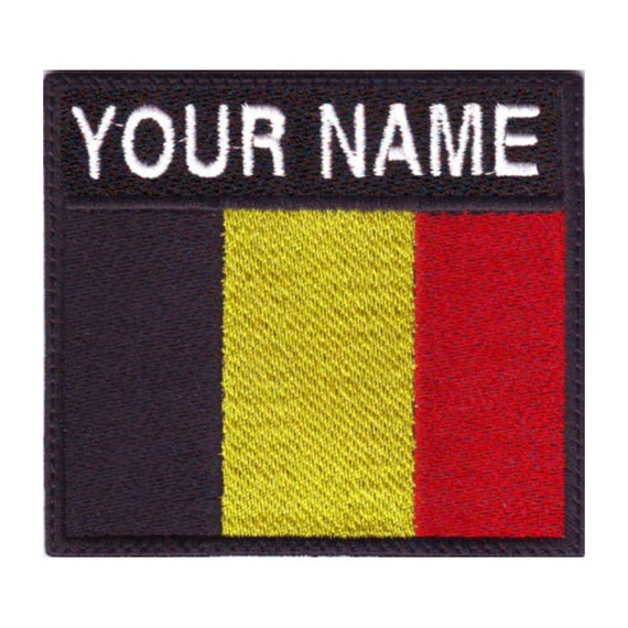 2 Toppe Ricamate Bandiera Del Belgio Con Velcro - Tattiche, 9x5,5 Cm, Per Zaino, Giacca, Uniforme - 2