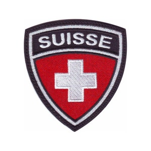 Switzerland Crest Flag Embroidered Patch