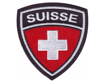 Switzerland Crest Flag Embroidered Patch