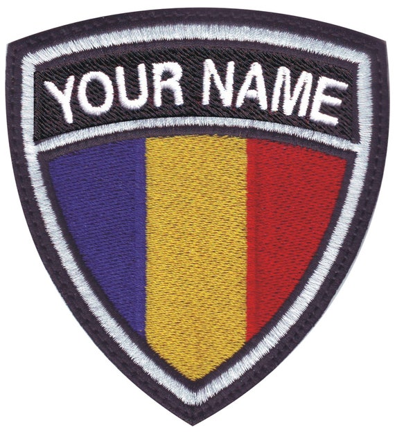 Drapeau De Roumanie Patch / Badge Brodé • EUR 3,79