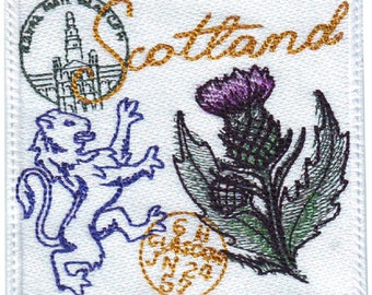Naszywka haftowana ze znaczkiem Szkocji
