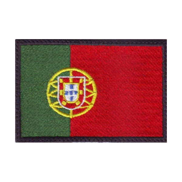 Portugal Flag Embroidered Patch