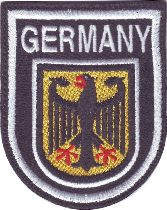 Germany Coat of Arms Shield Embroidered Patch -  Israel