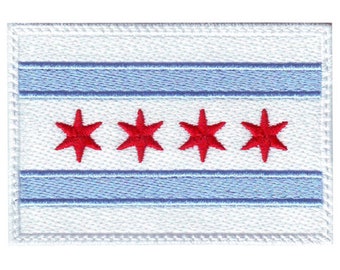 Chicago Illinois Embroidered Flag Patch