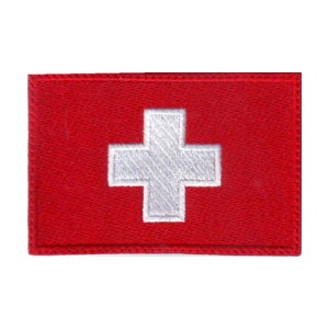 Switzerland Flag Embroidered Patch