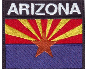 Arizona Badge Flag Patch ricamato