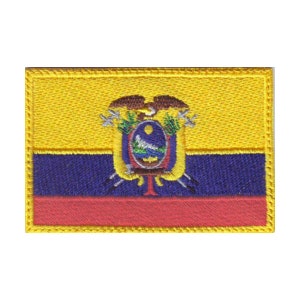 Ecuador Flag Embroidered Patch