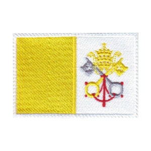 Vatican Italy Flag Embroidered Patch