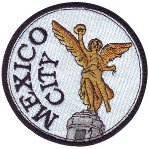 メキシコシティ刺繍パッチ