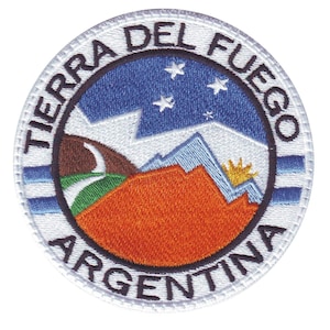 Tierra del Fuego Argentina Parche Bordado