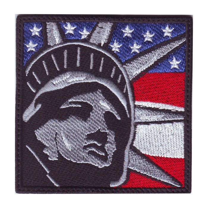 Statue Of Liberty New York City Iron On Embroidered Applique Patch Statue Of Liberty New York City Iron On Embroidered Applique Patch