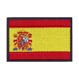 Spain Flag Embroidered Patch