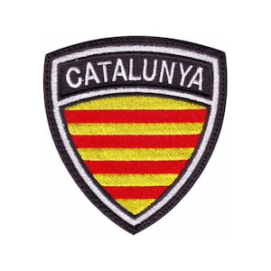 Catalunya Crest Flag Embroidered Patch