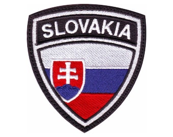 Slovakia Crest Flag Embroidered Patch