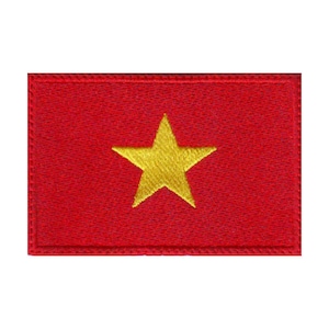 Vietnam Flag Embroidered Patch