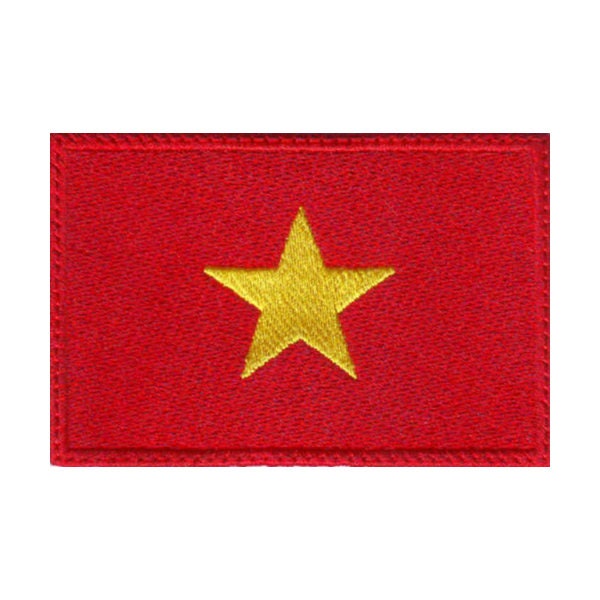 Vietnam Flag Embroidered Patch