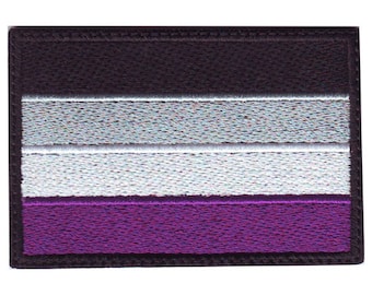Asexual Gay Pride Flag Embroidered Patch
