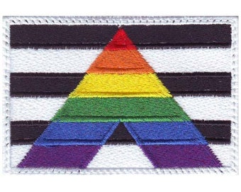 Ally Gay Pride Flag Embroidered Patch