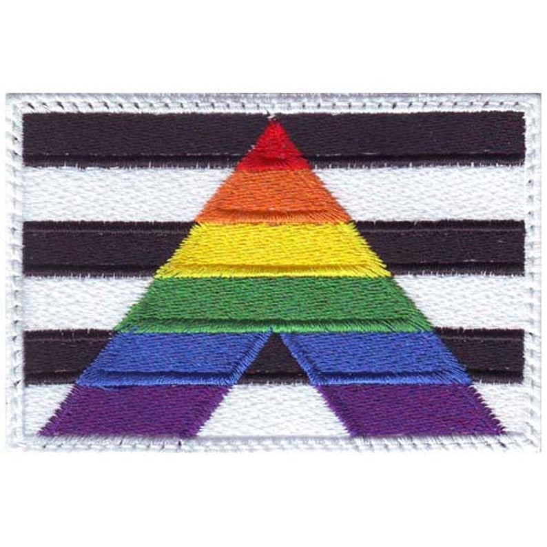 Ally Gay Pride Flag Embroidered Patch